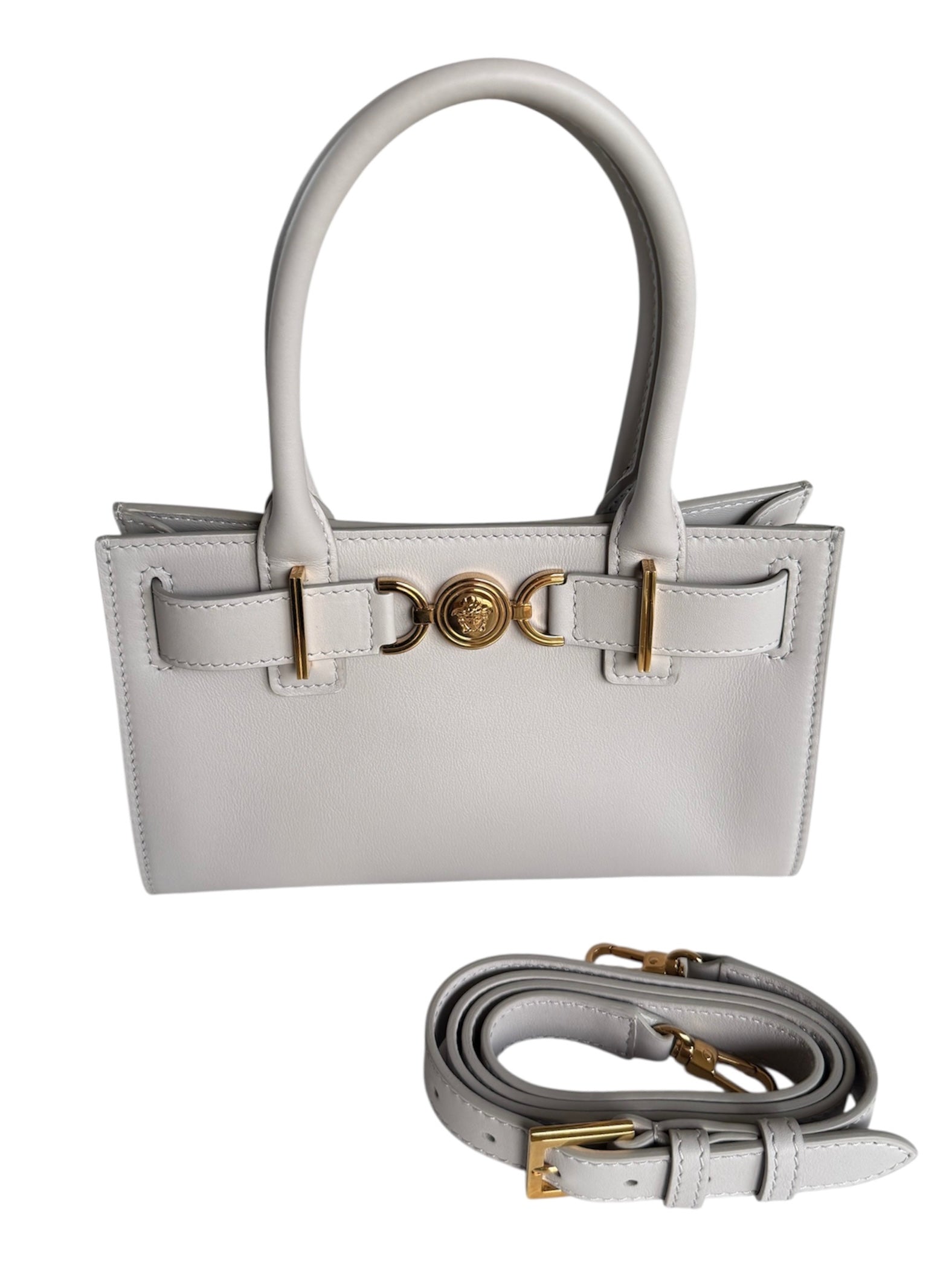 Versace Small Medusa ‘95 Tote Bag Grey