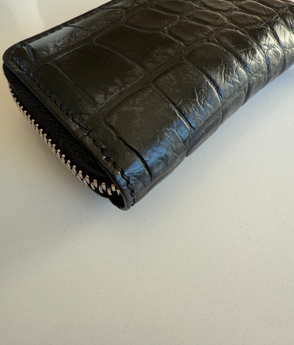 Gucci Alligator Leather Card Case