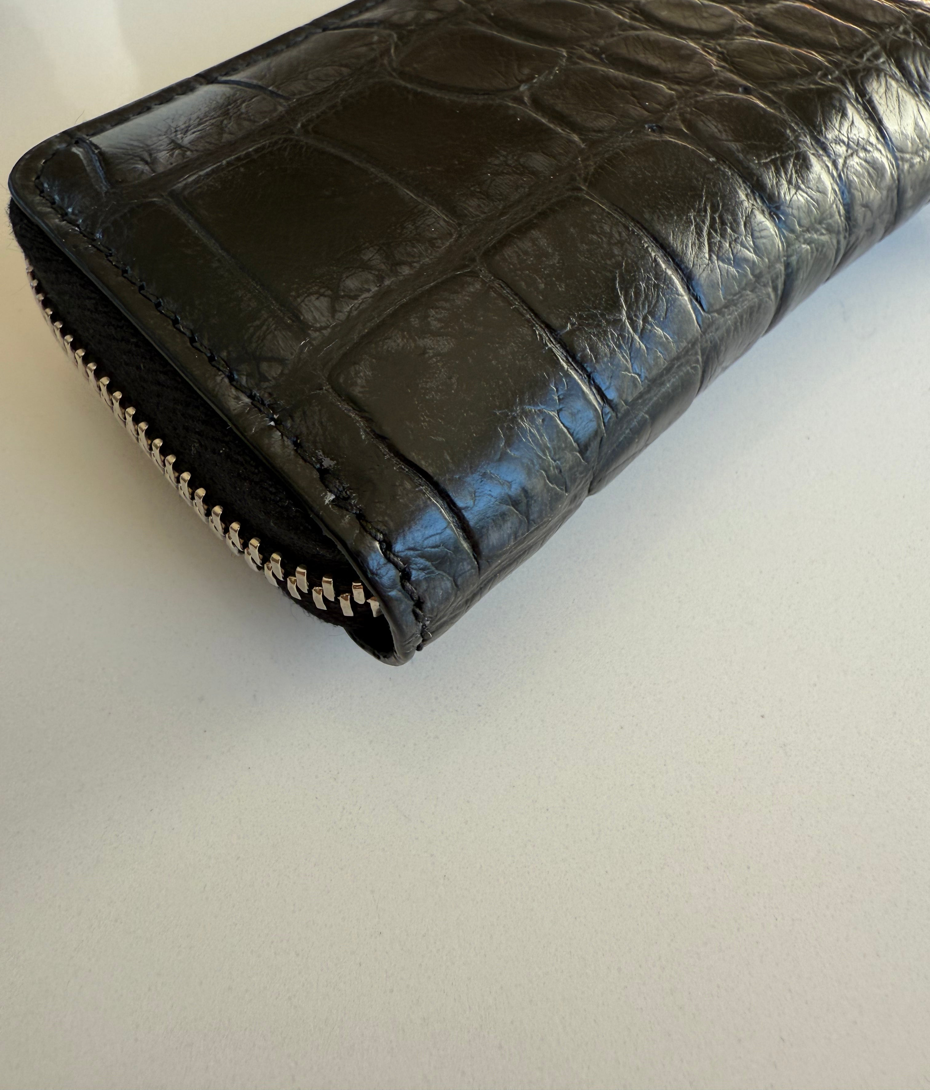 Gucci Alligator Leather Card Case