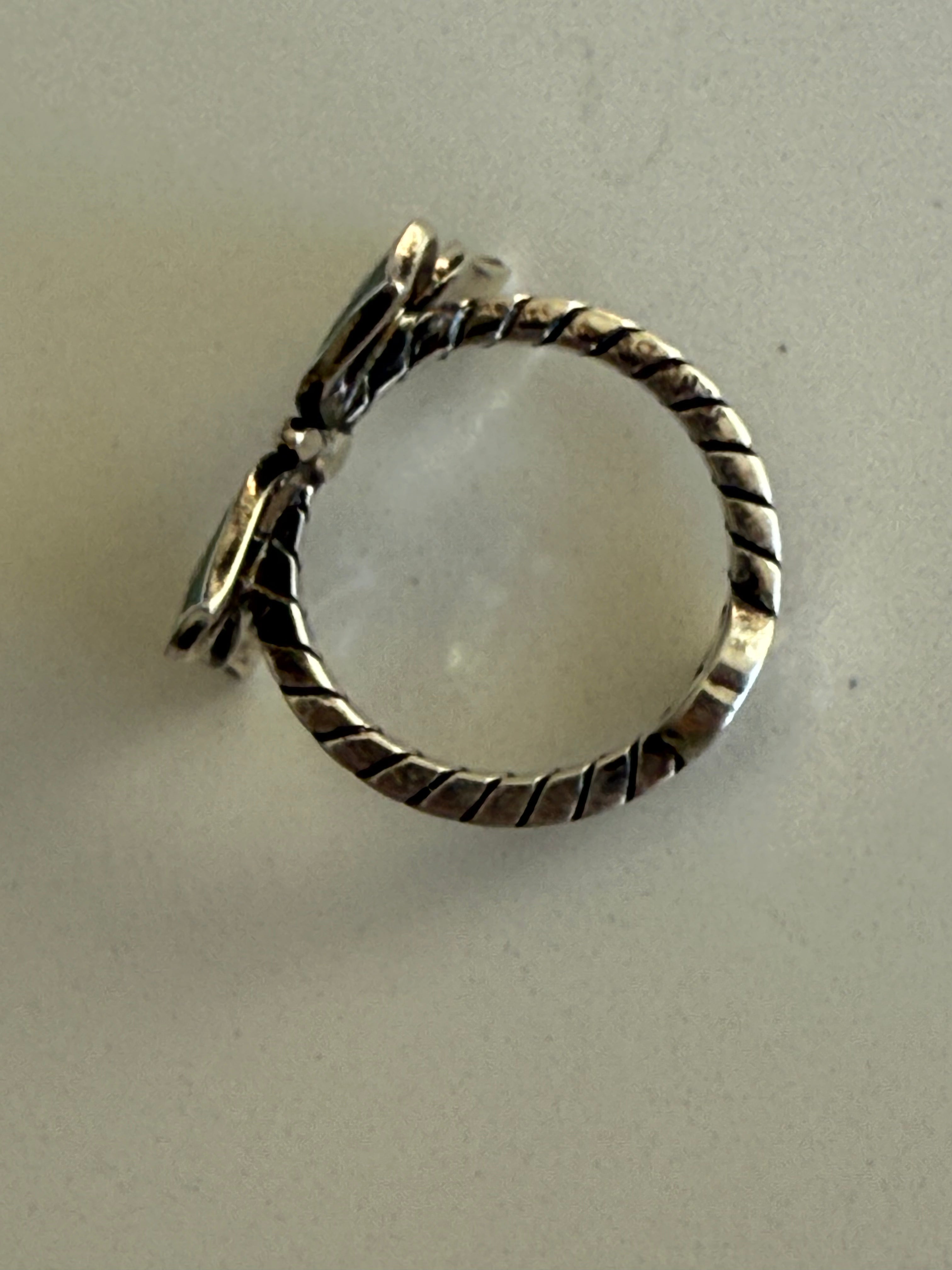 Gucci Silver Butterfly Ring