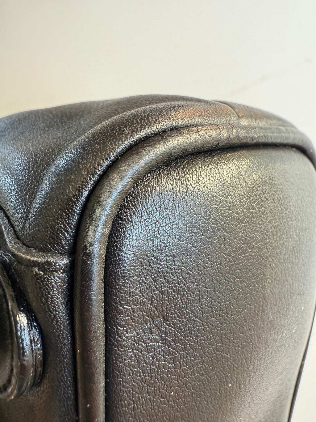 Gucci Bamboo Leather Back Pack Black