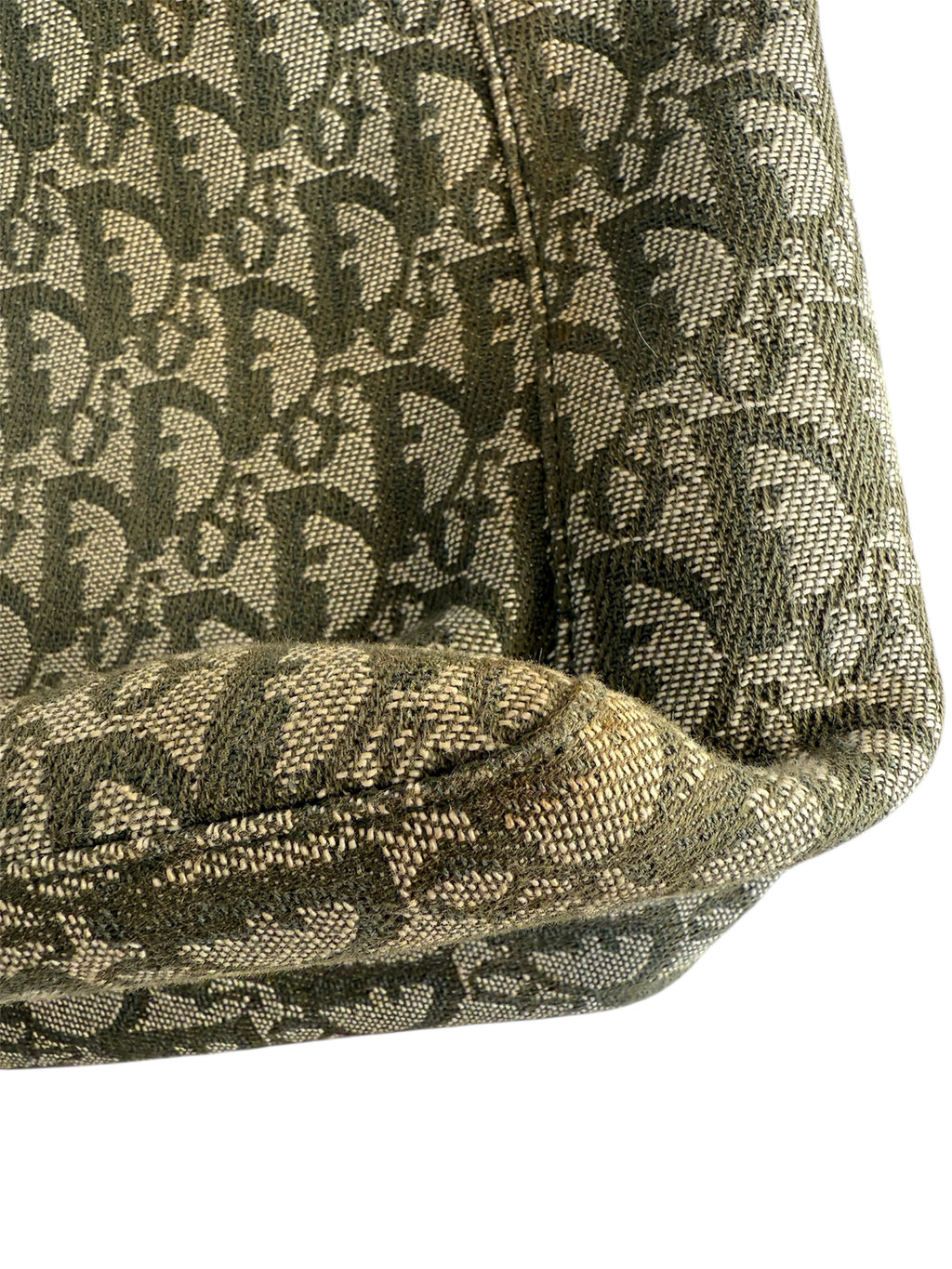 Christian Dior Trotter Green Tote Bag