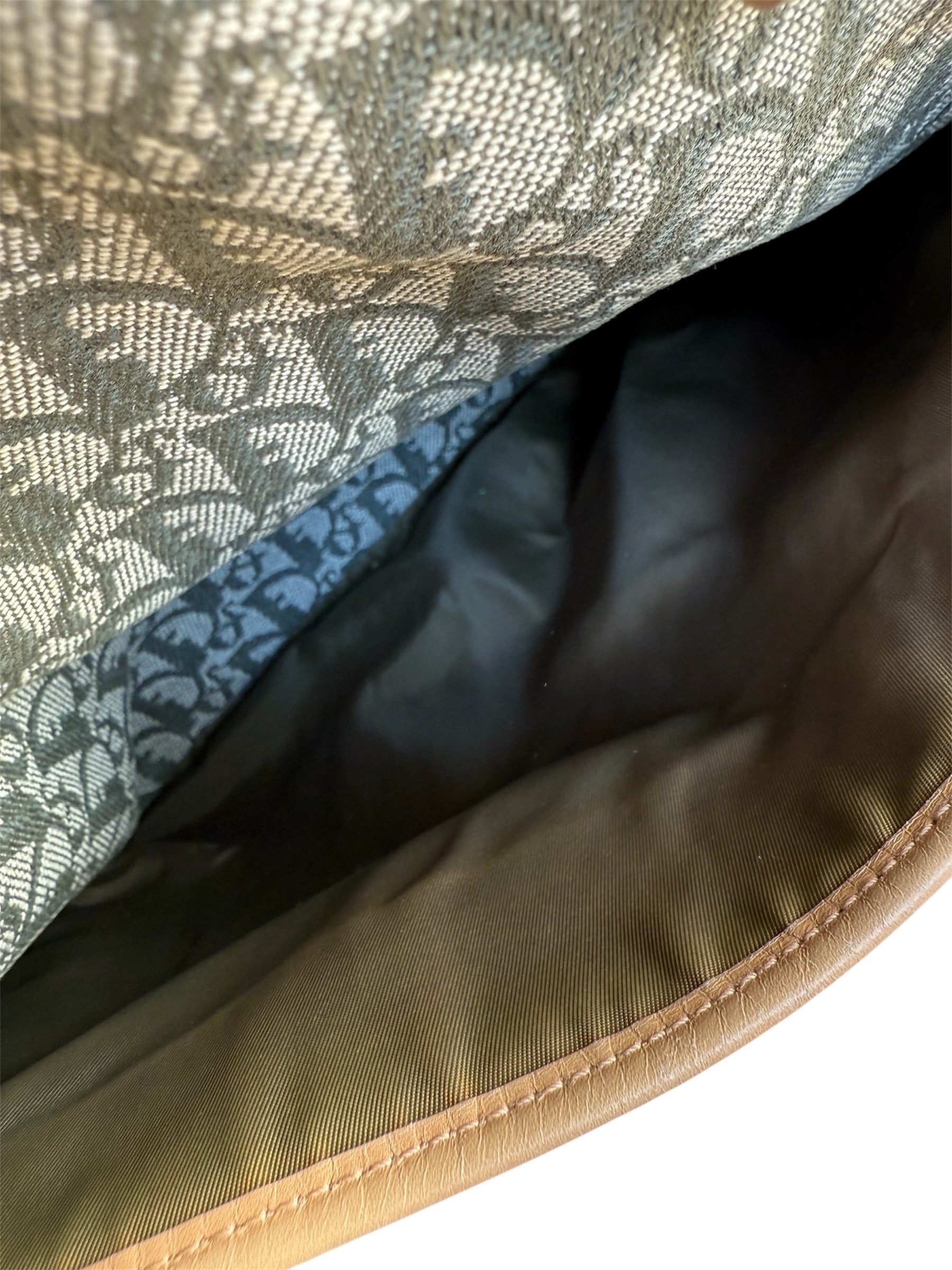 Christian Dior Trotter Green Tote Bag