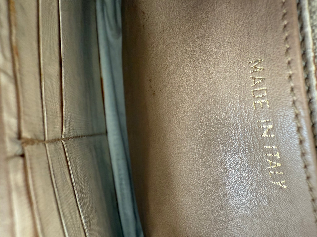 Chanel Timeless CC Wallet On Chain Nude Caviar Leather