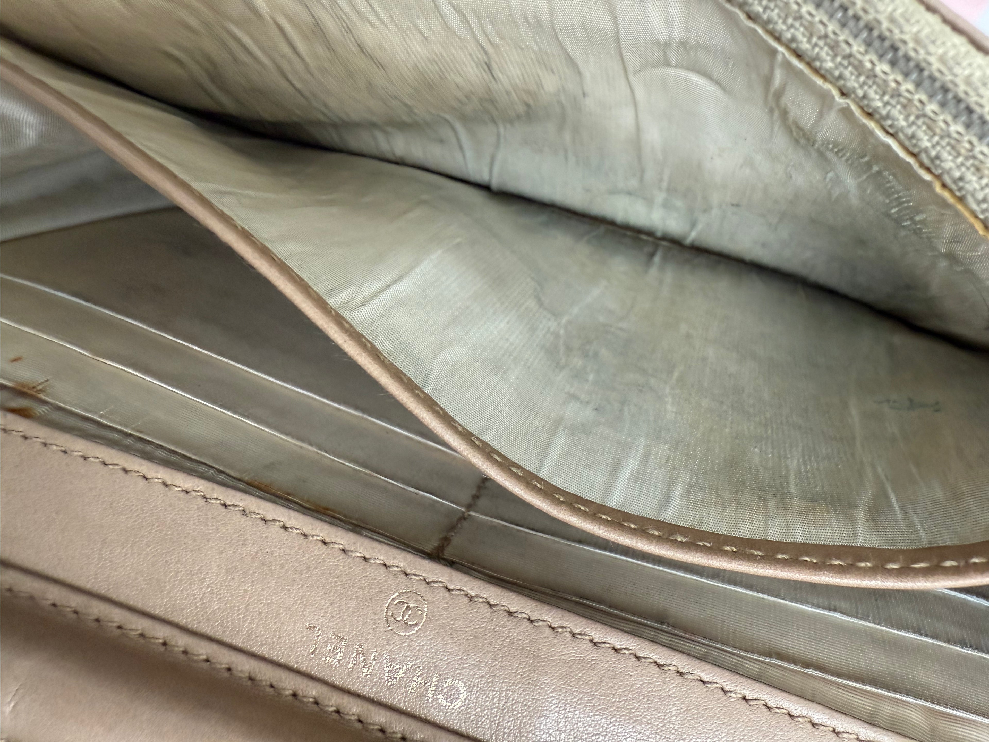 Chanel Timeless CC Wallet On Chain Nude Caviar Leather