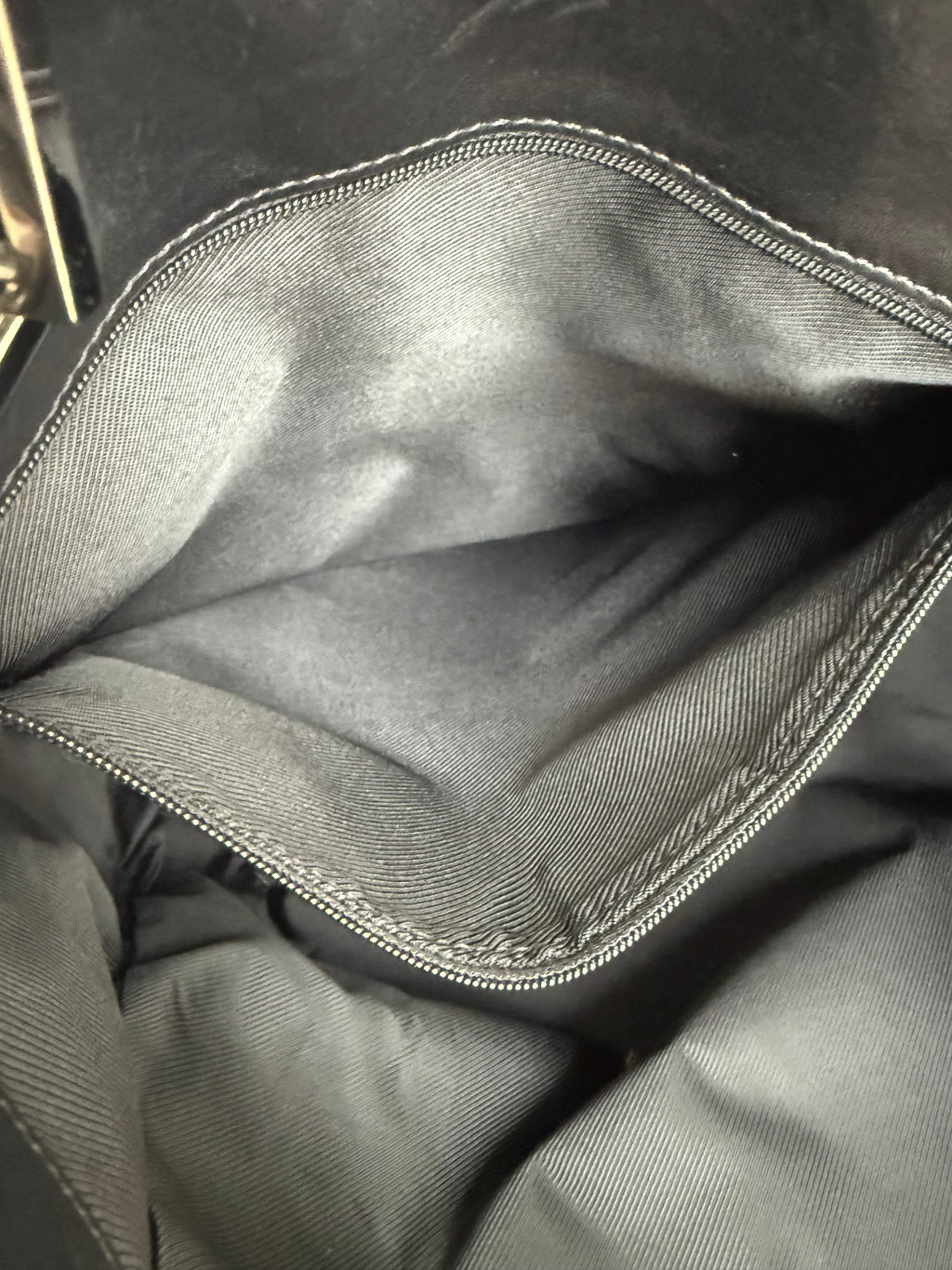 Gucci Tote Bag Black Canvas