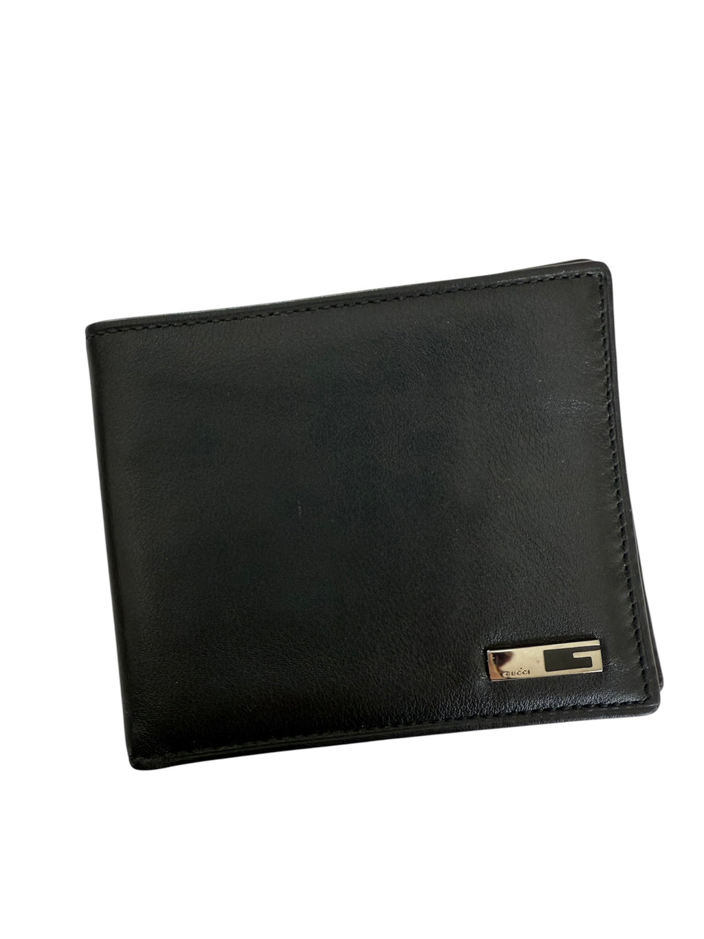 Gucci Black Leather Bifold Wallet