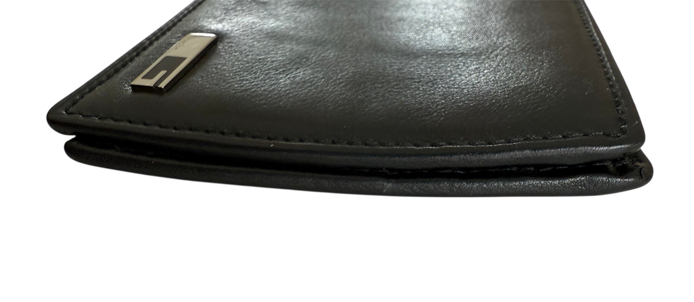 Gucci Black Leather Bifold Wallet