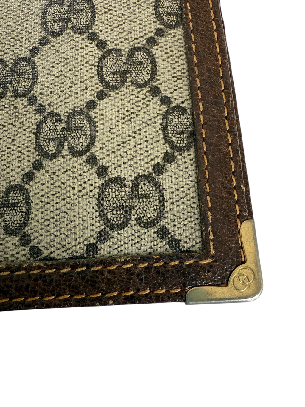 Gucci GG Logo PVC Leather Bifold Wallet