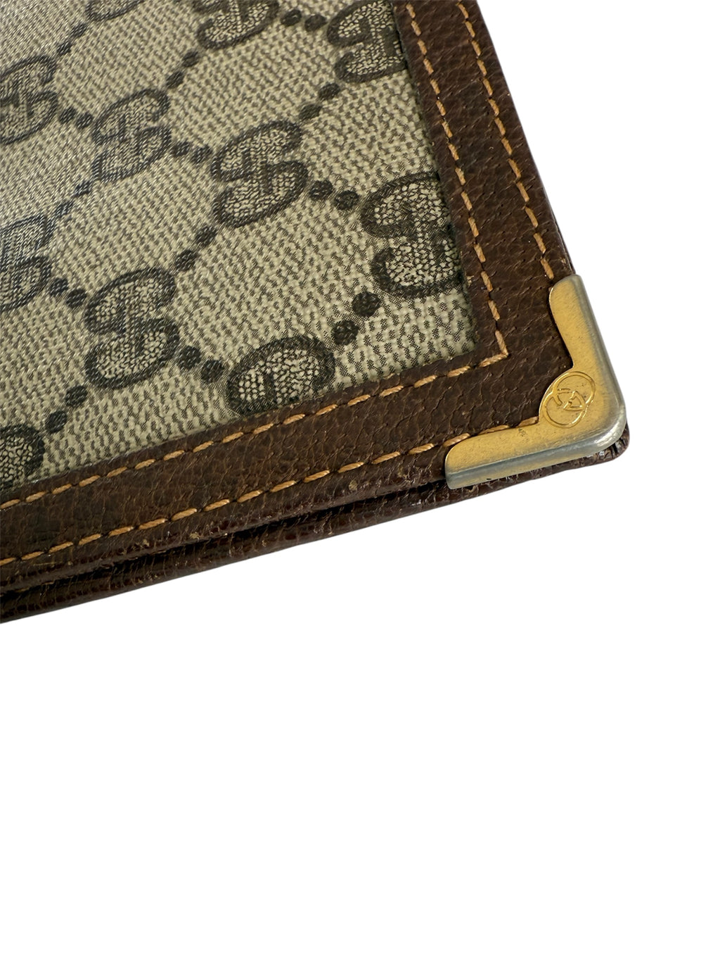 Gucci GG Logo PVC Leather Bifold Wallet