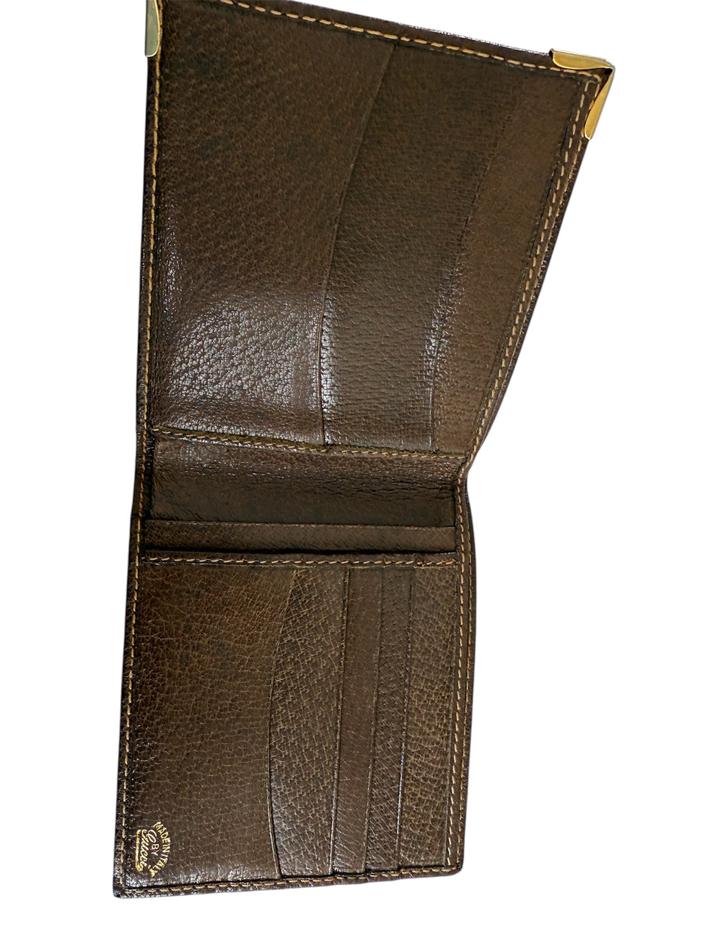 Gucci GG Logo PVC Leather Bifold Wallet