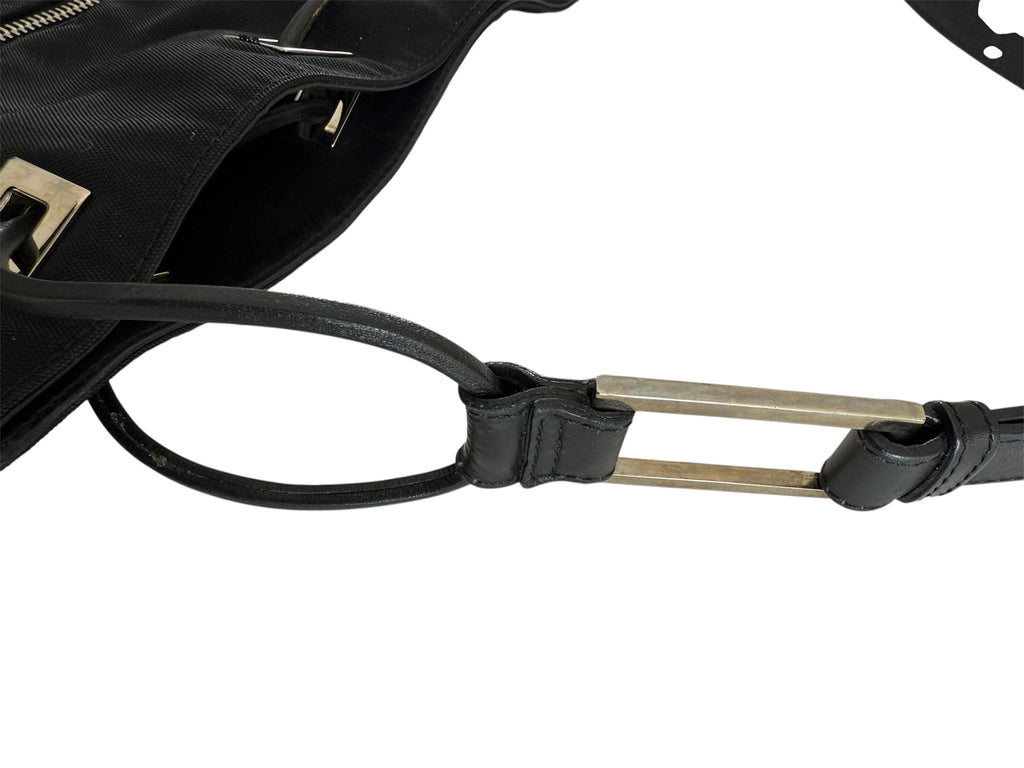 Gucci Black Nylon Shoulder Bag