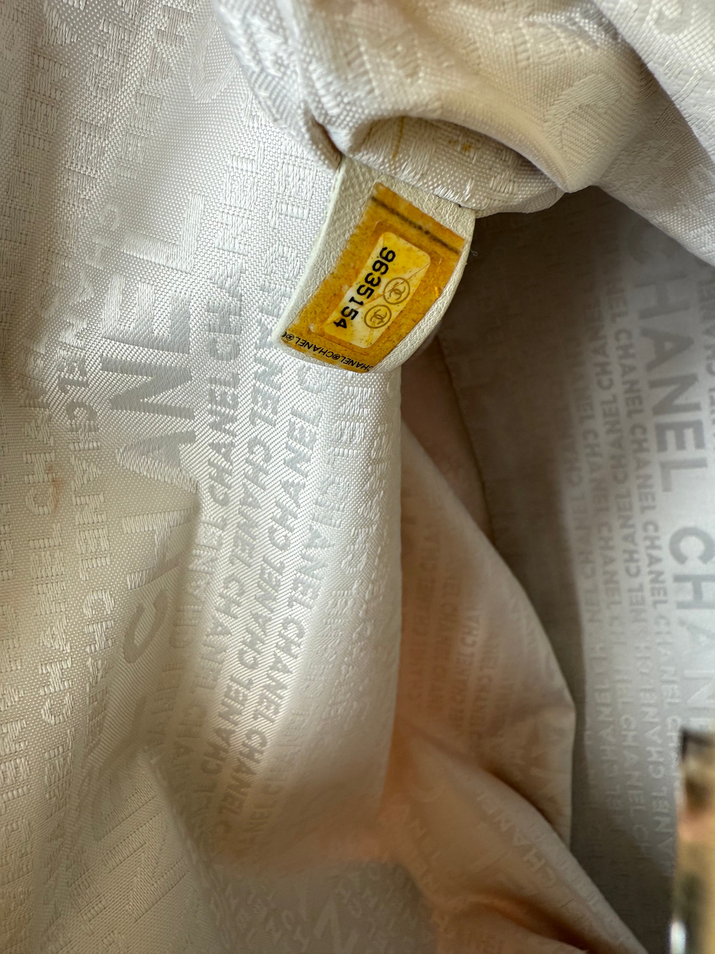 Chanel Tote Bag Yellow Canvas