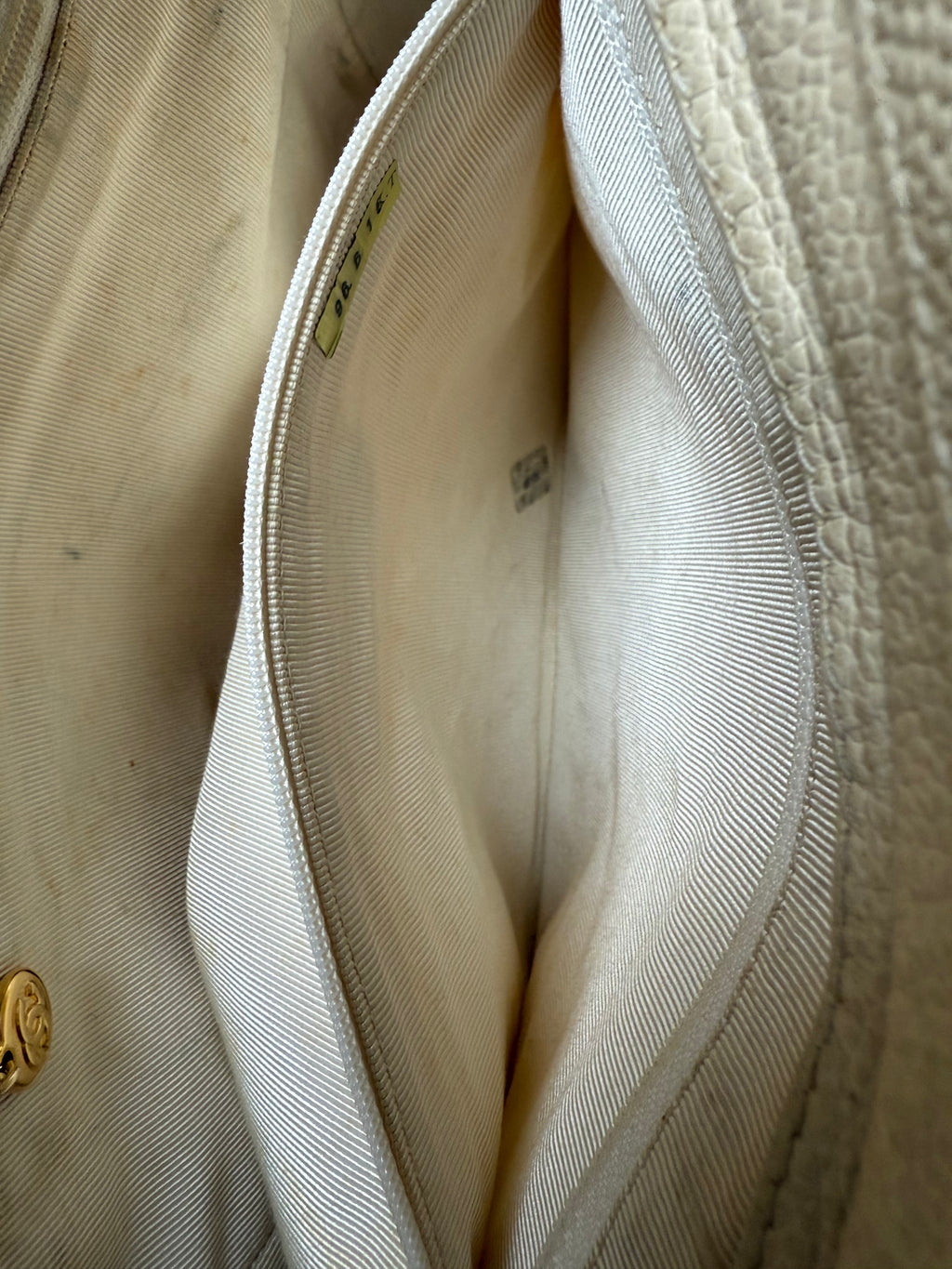 Chanel Triple Coco Mark Tote Caviar Leather Vintage