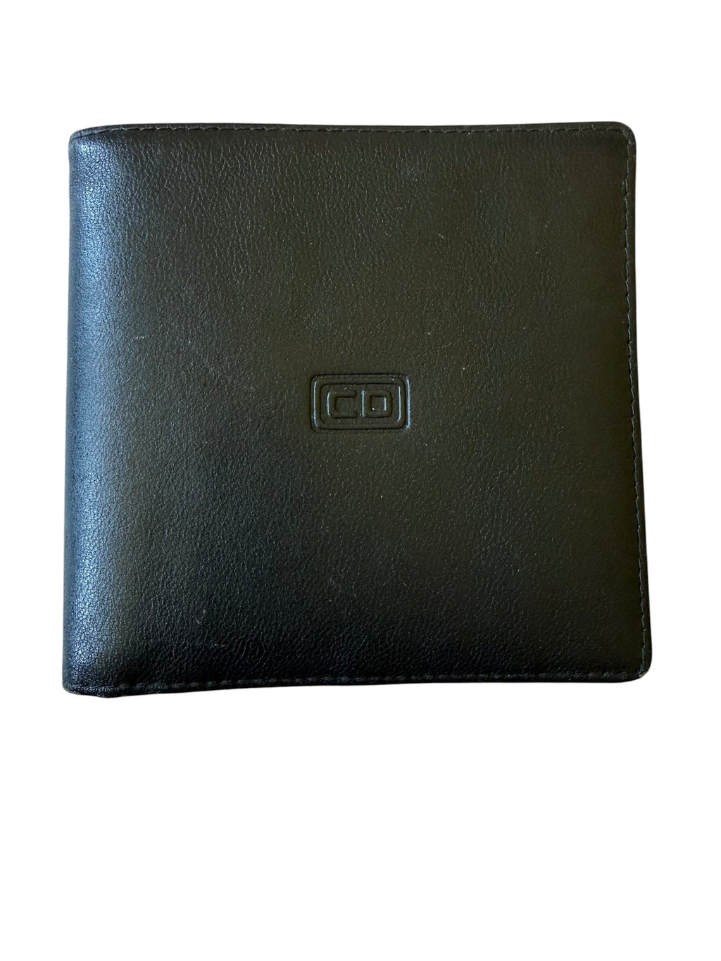 Christian Dior Black Leather Bifold Wallet