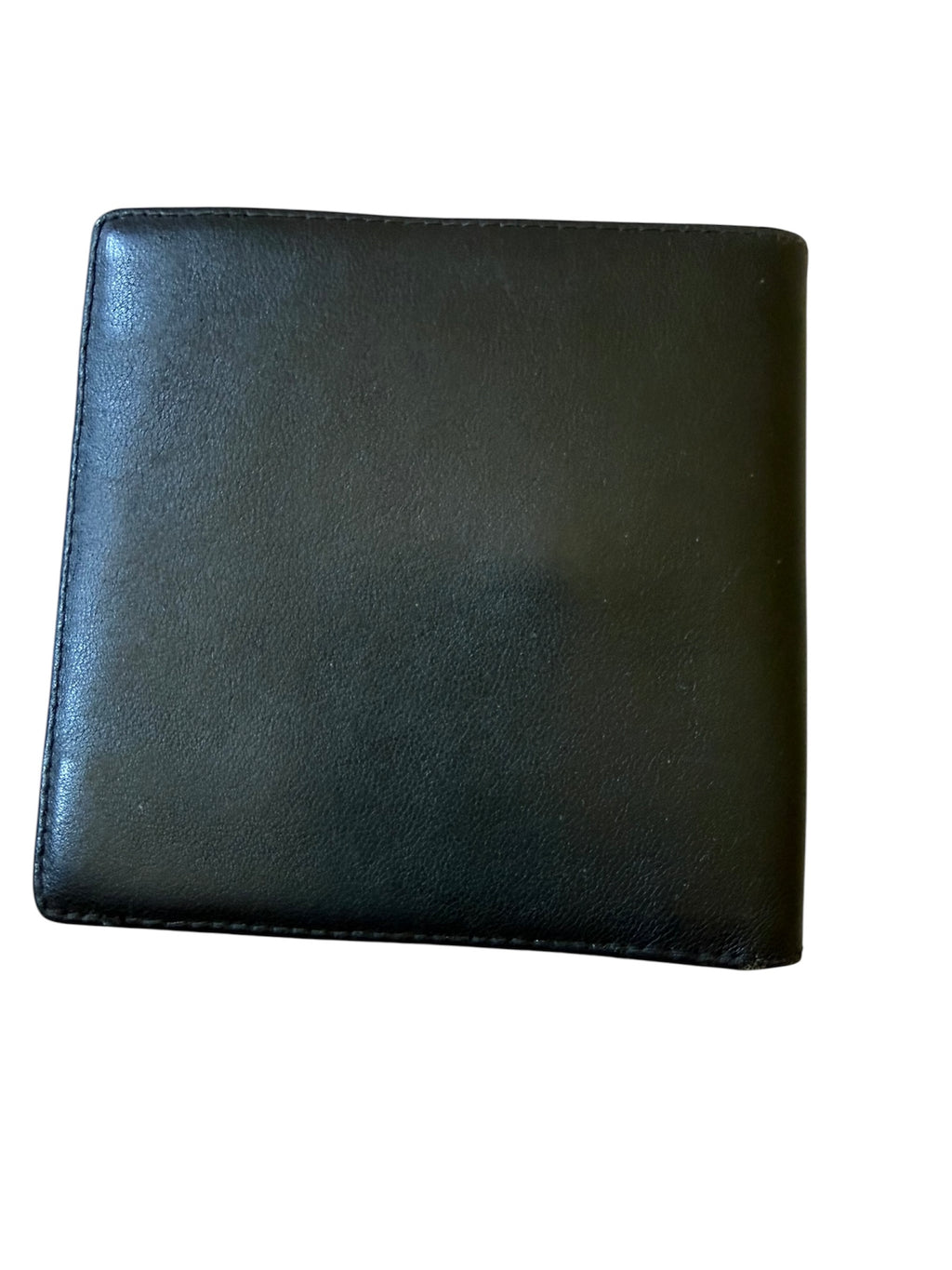 Christian Dior Black Leather Bifold Wallet