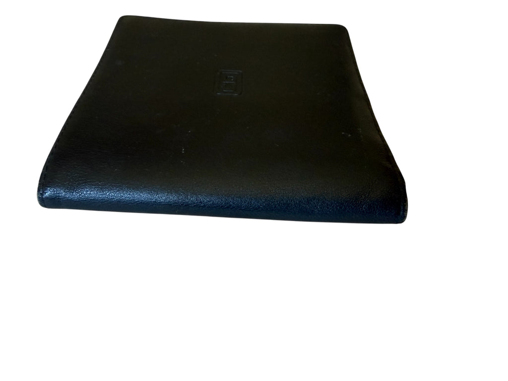 Christian Dior Black Leather Bifold Wallet