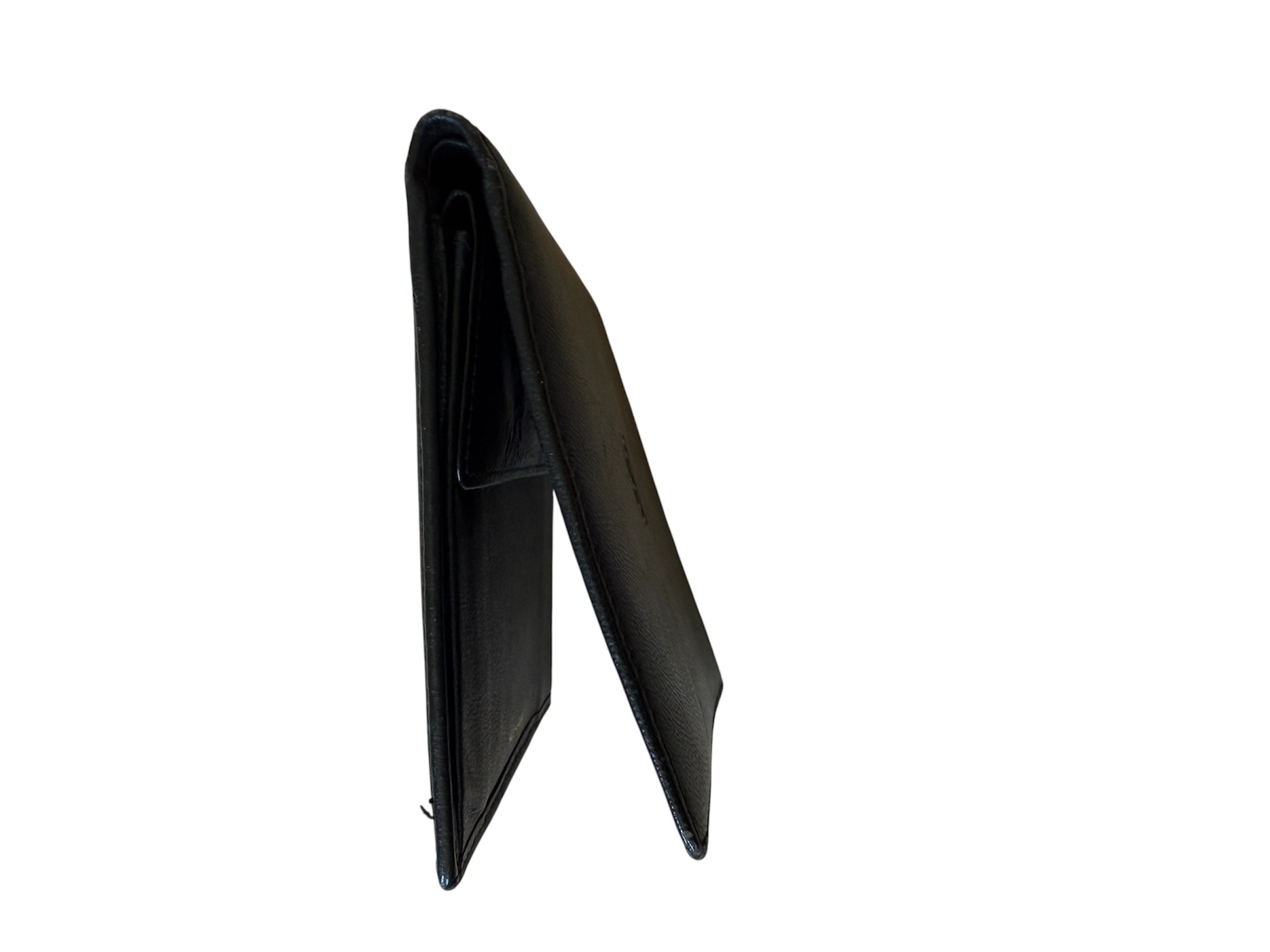 Christian Dior Black Leather Bifold Wallet