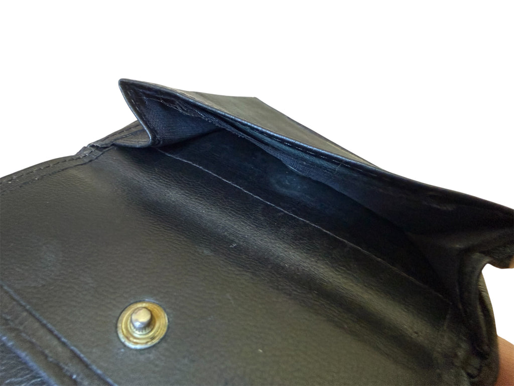 Christian Dior Black Leather Bifold Wallet