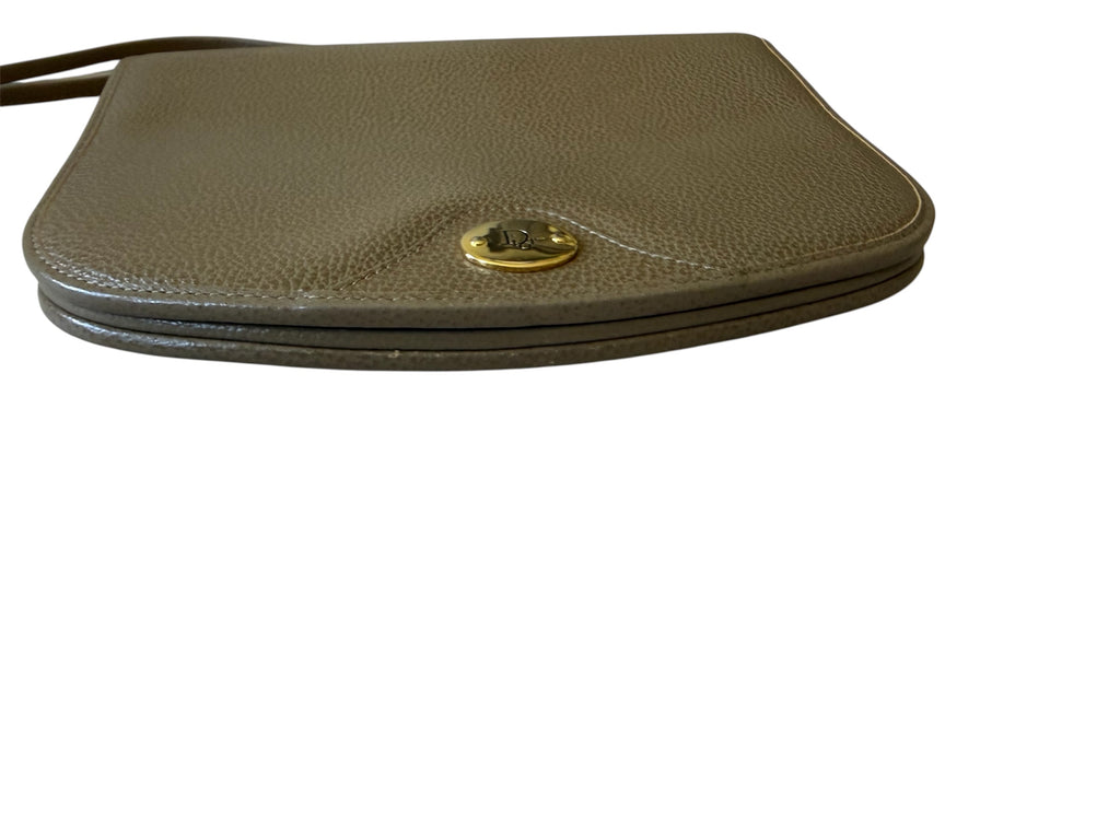 Christian Dior Vintage Leather Nude Crossbody Bag