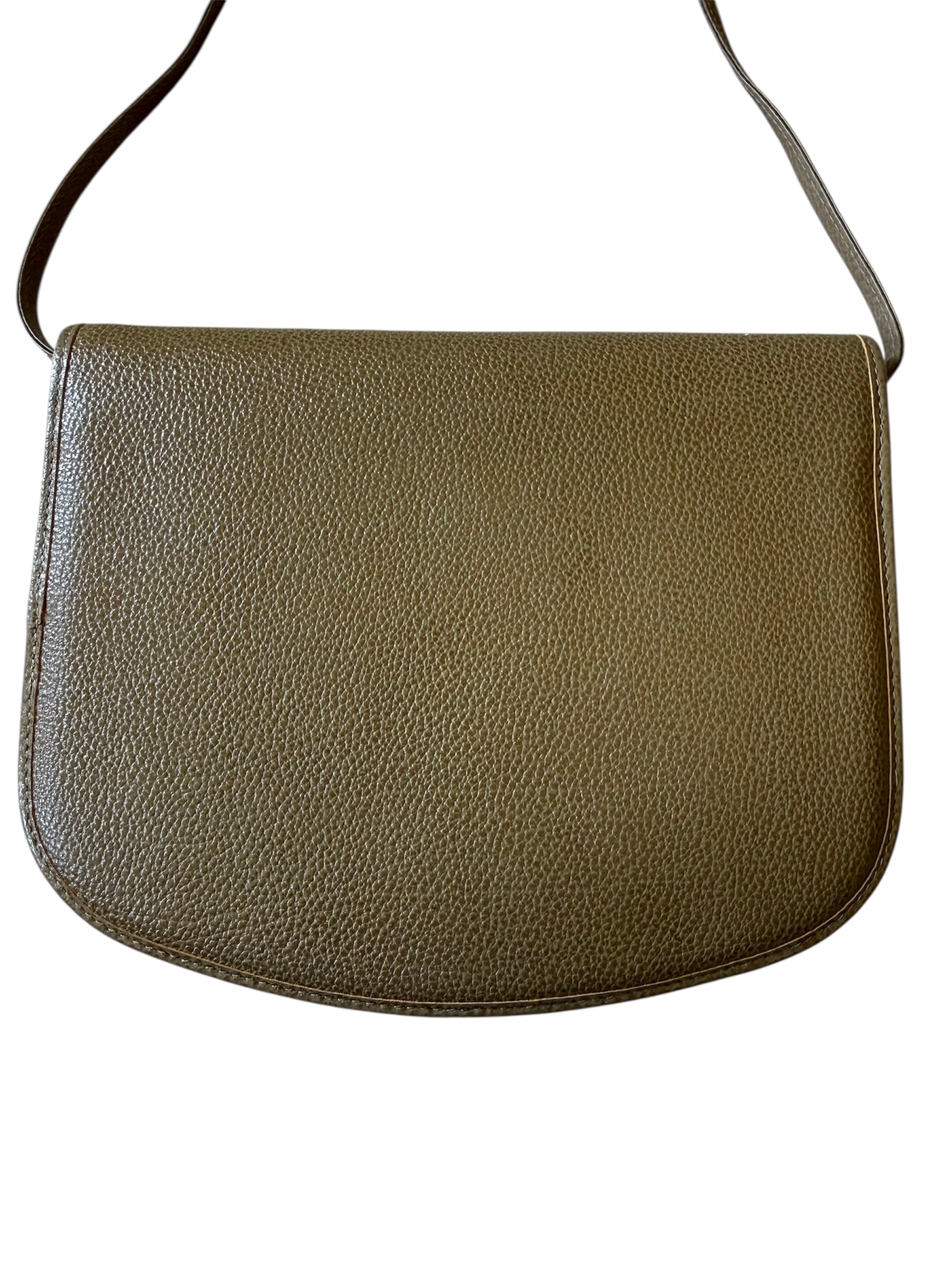 Christian Dior Vintage Leather Nude Crossbody Bag