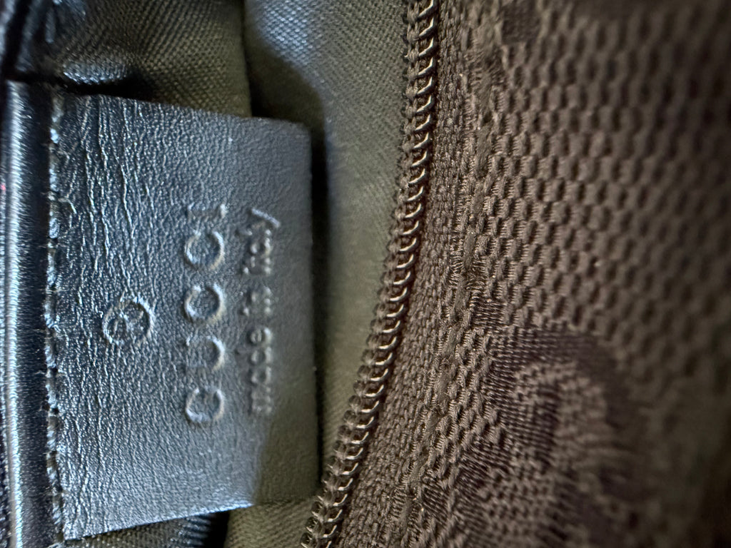 Gucci Canvas Black Messenger Bag