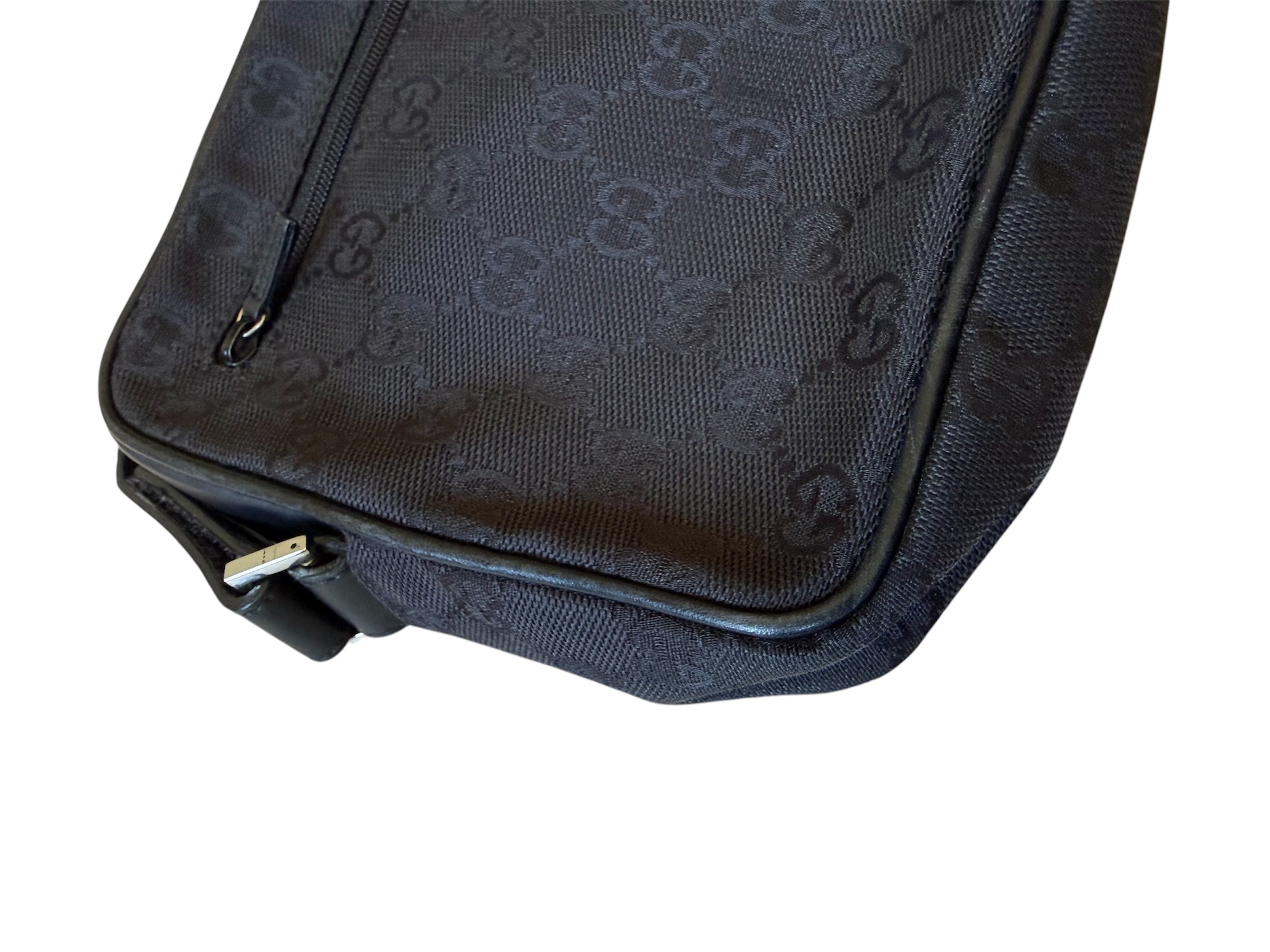 Gucci Canvas Black Messenger Bag