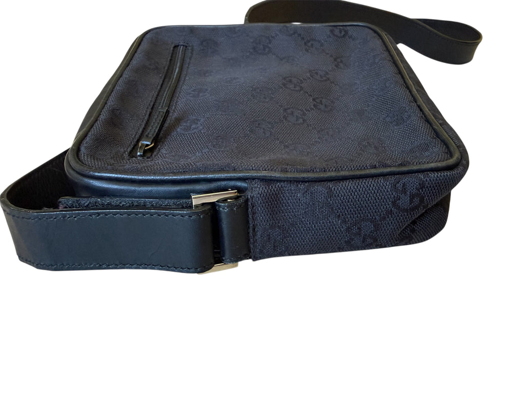 Gucci Canvas Black Messenger Bag