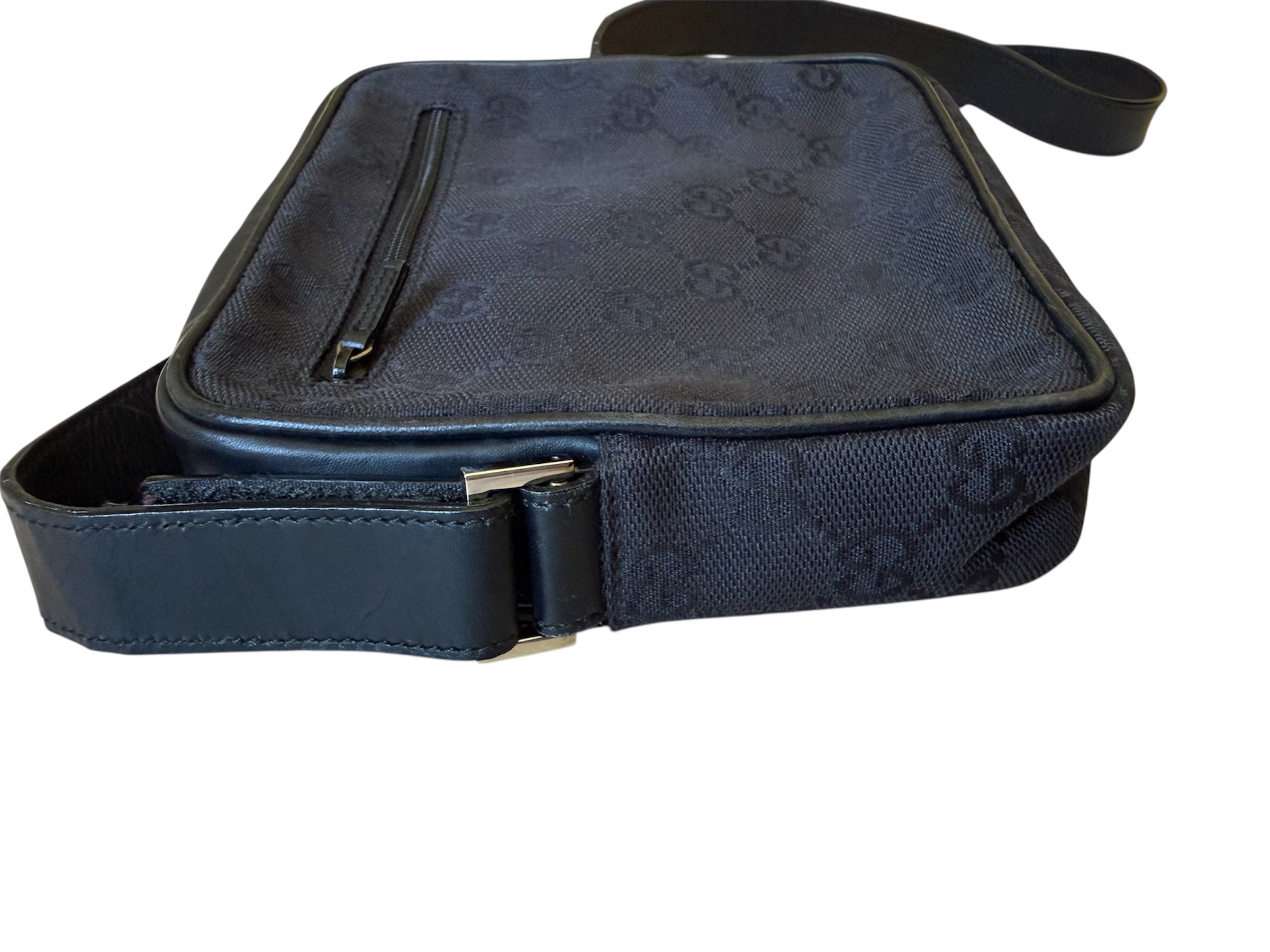 Gucci Canvas Black Messenger Bag