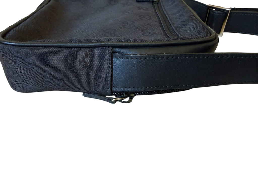Gucci Canvas Black Messenger Bag