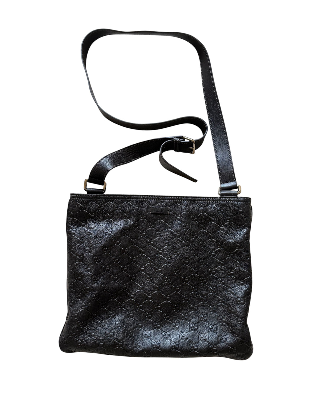 Gucci Brown Leather Crossbody Bag