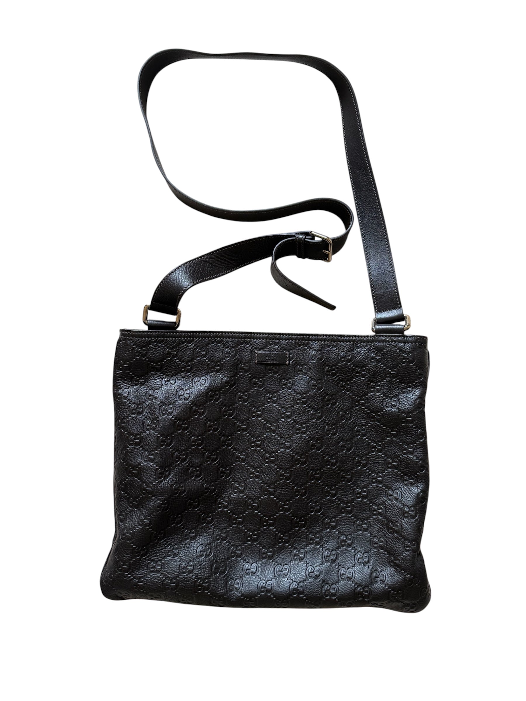 Gucci Brown Leather Crossbody Bag
