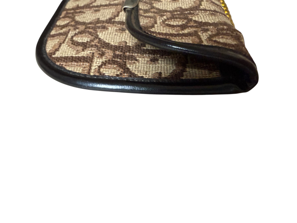Christian Dior Oblique Canvas Coin Pouch Trotter (turned into mini crossbody)
