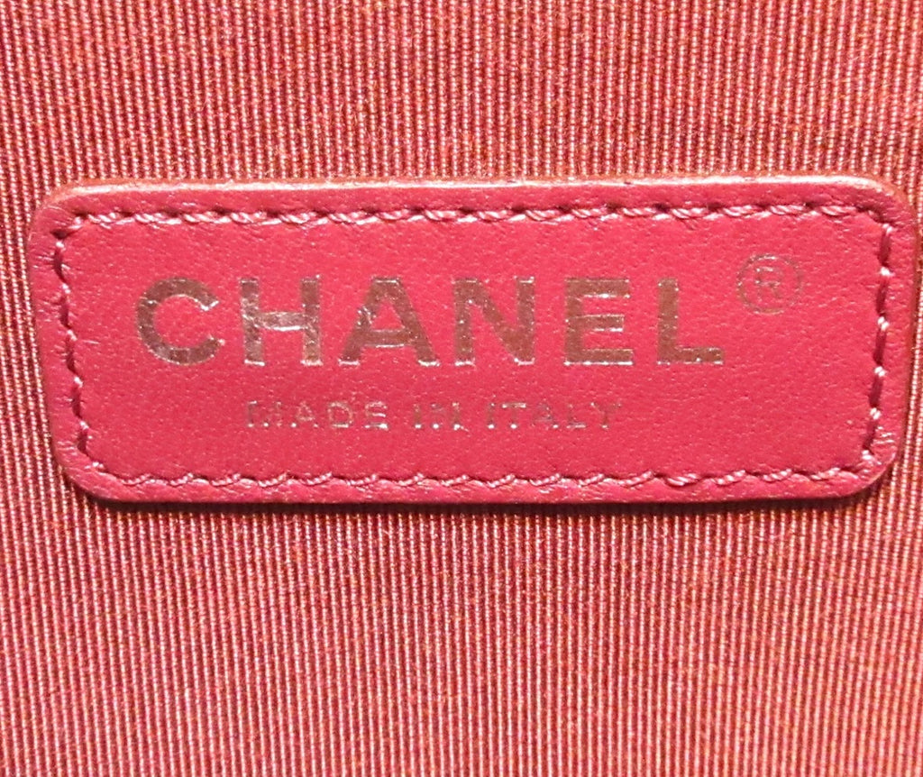 Chanel Matelasse Shoulder Bag Grey/Black Lambskin