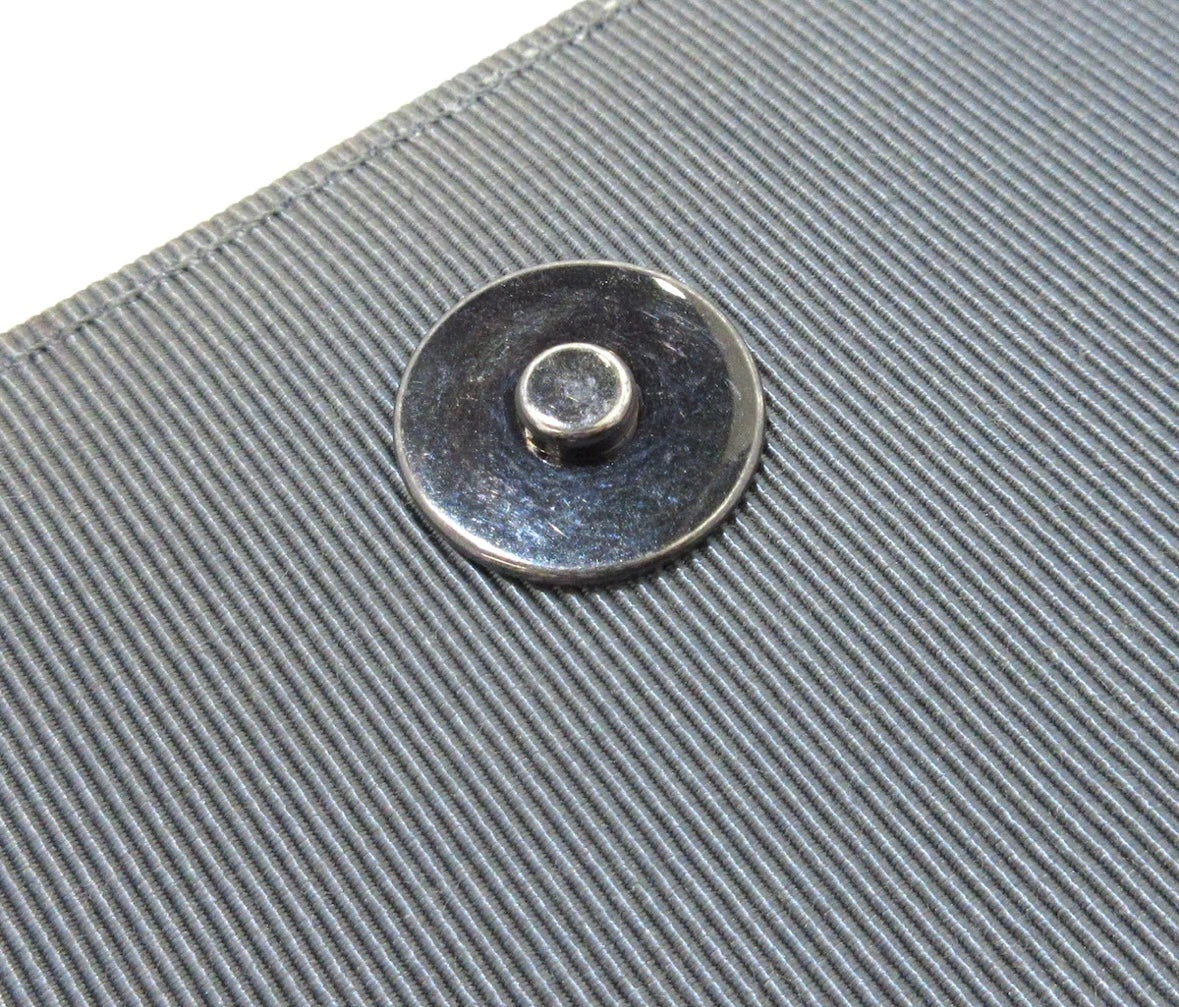 Chanel Matelasse Shoulder Bag Grey/Black Lambskin