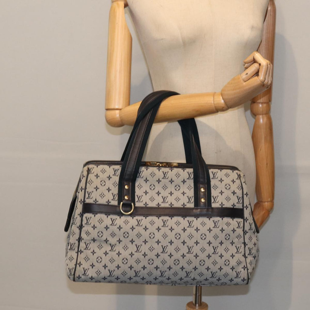 Louis Vuitton Monogram Mini Josephine GM Hand Bag Blue