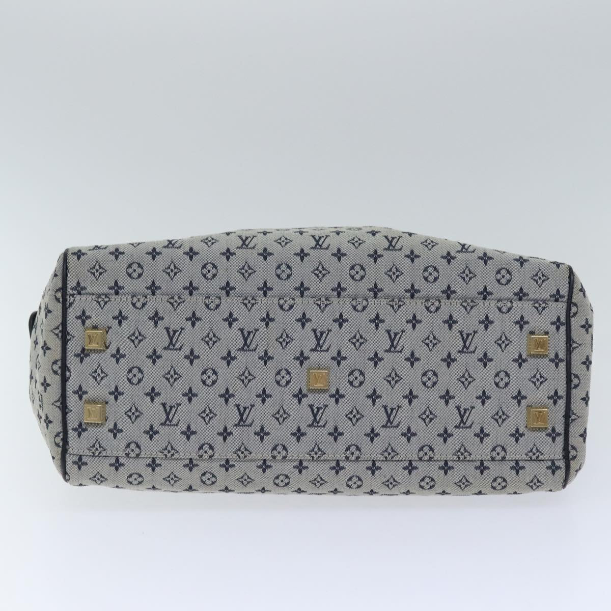 Louis Vuitton Monogram Mini Josephine GM Hand Bag Blue