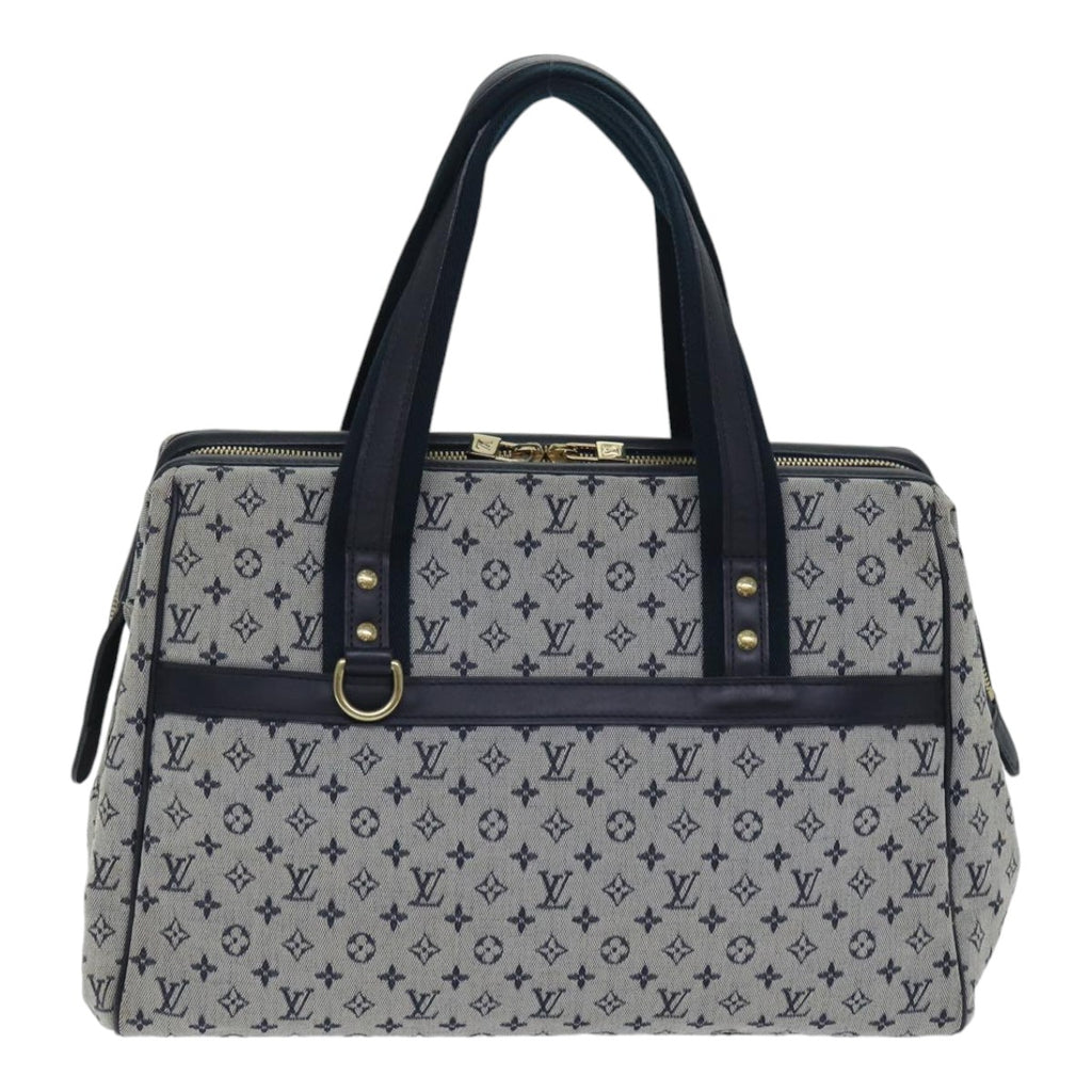 Louis Vuitton Monogram Mini Josephine GM Hand Bag Blue