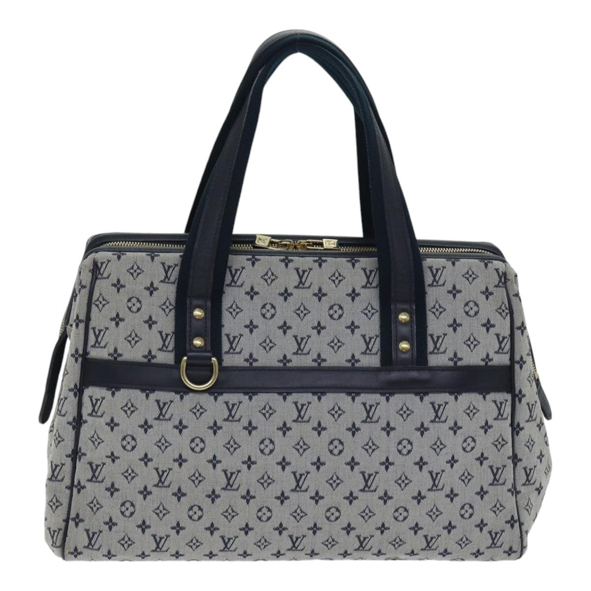 Louis Vuitton Monogram Mini Josephine GM Hand Bag Blue