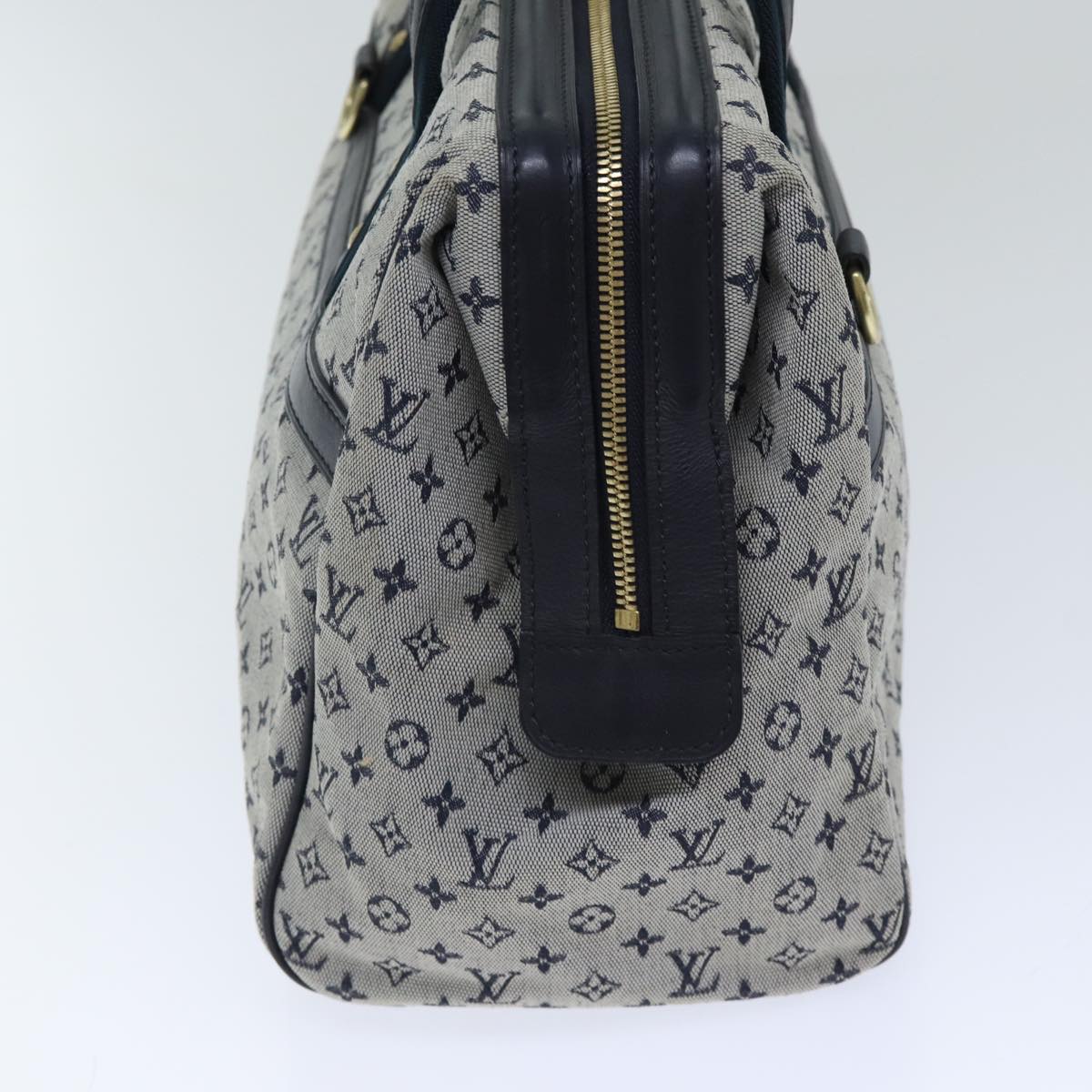 Louis Vuitton Monogram Mini Josephine GM Hand Bag Blue