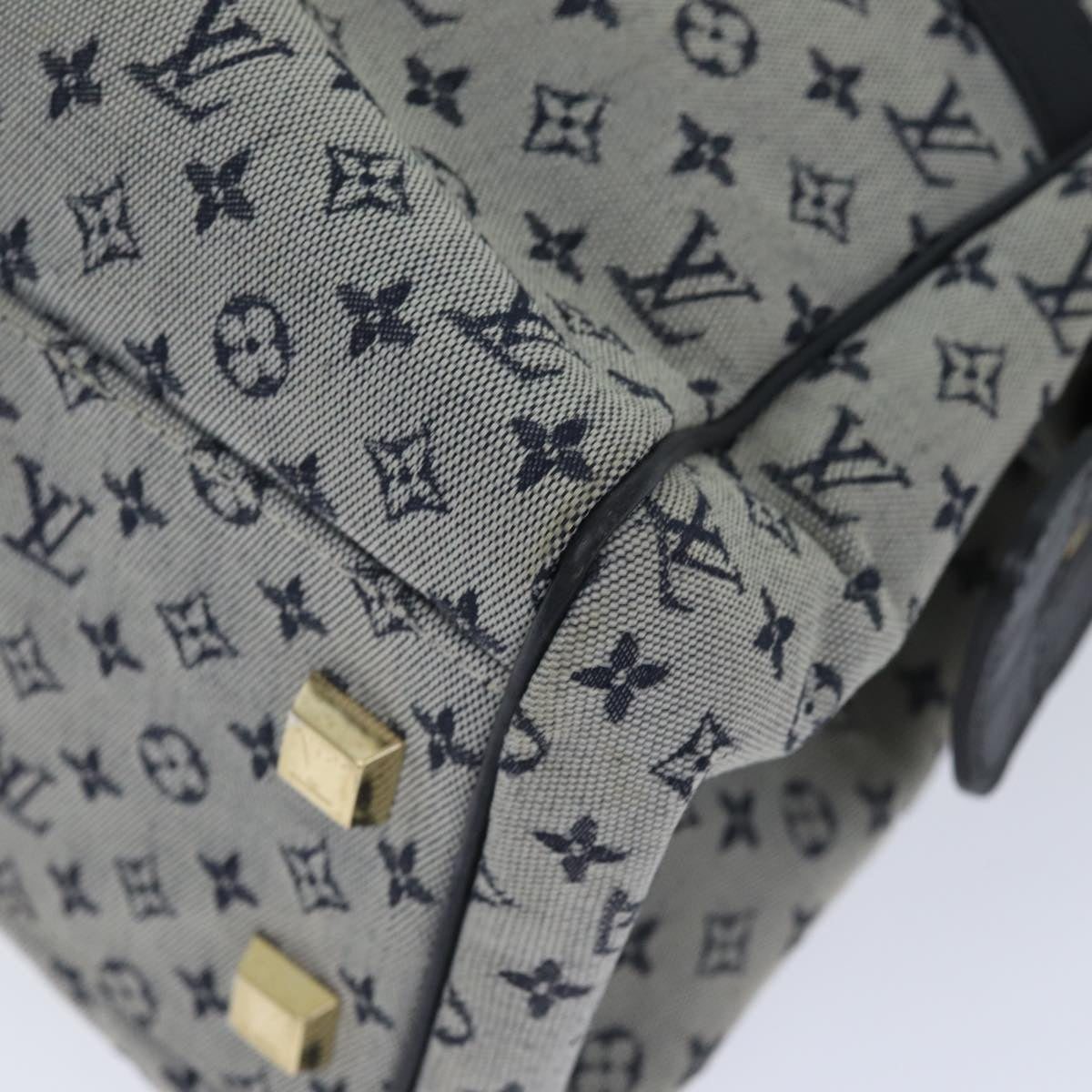 Louis Vuitton Monogram Mini Josephine GM Hand Bag Blue