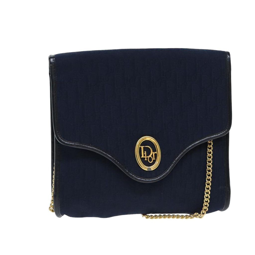 Christian Dior Trotter Canvas Chain Crossbody Bag