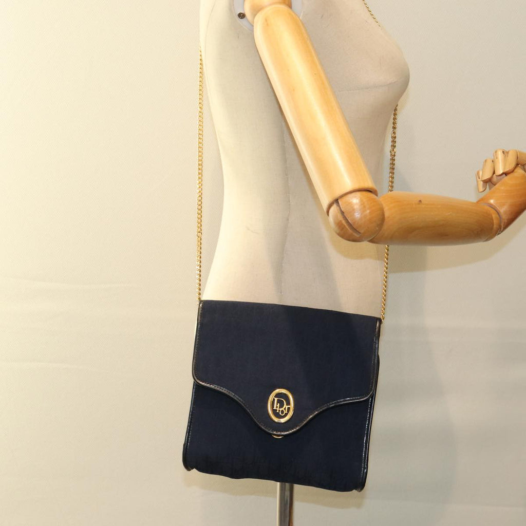 Christian Dior Trotter Canvas Chain Crossbody Bag