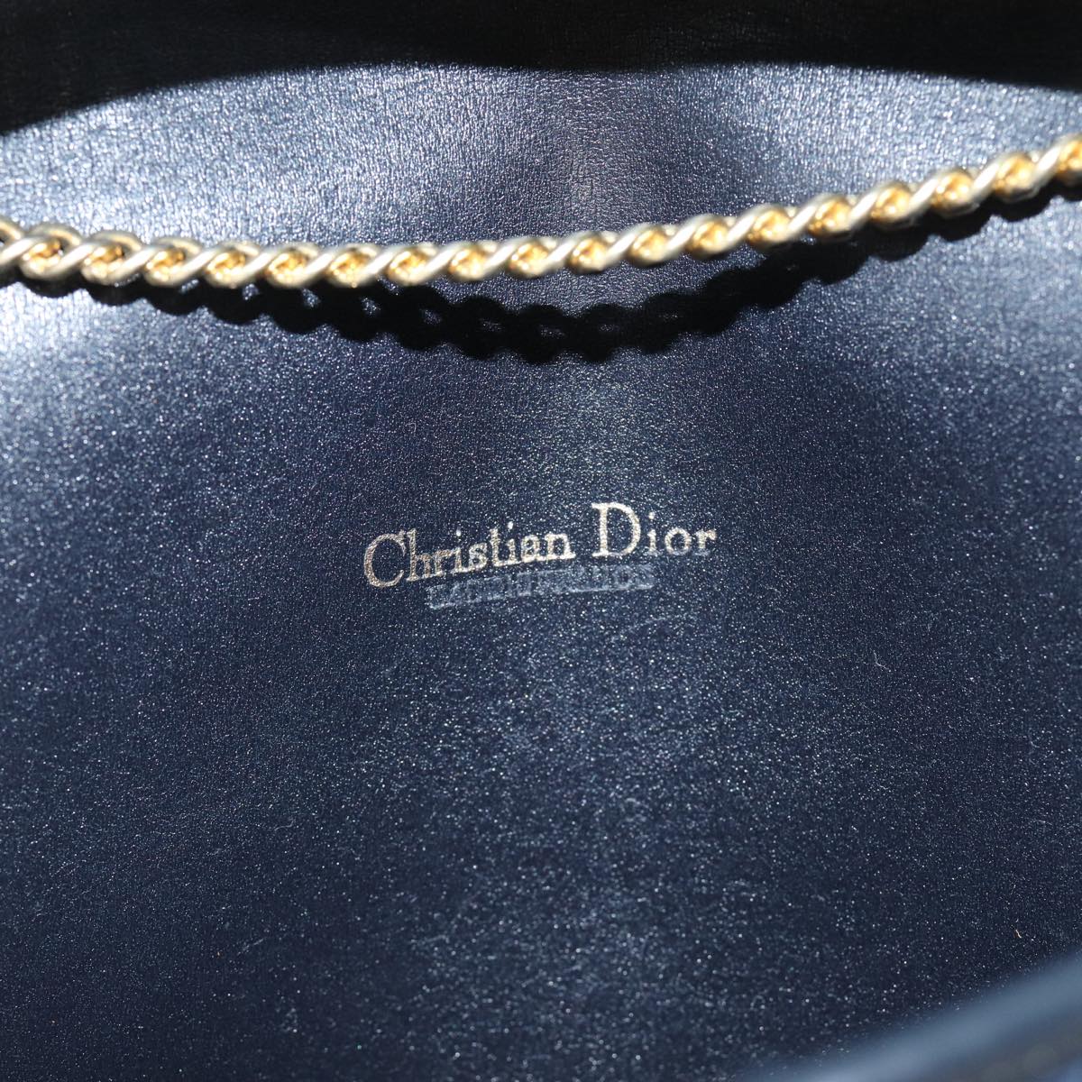 Christian Dior Trotter Canvas Chain Crossbody Bag