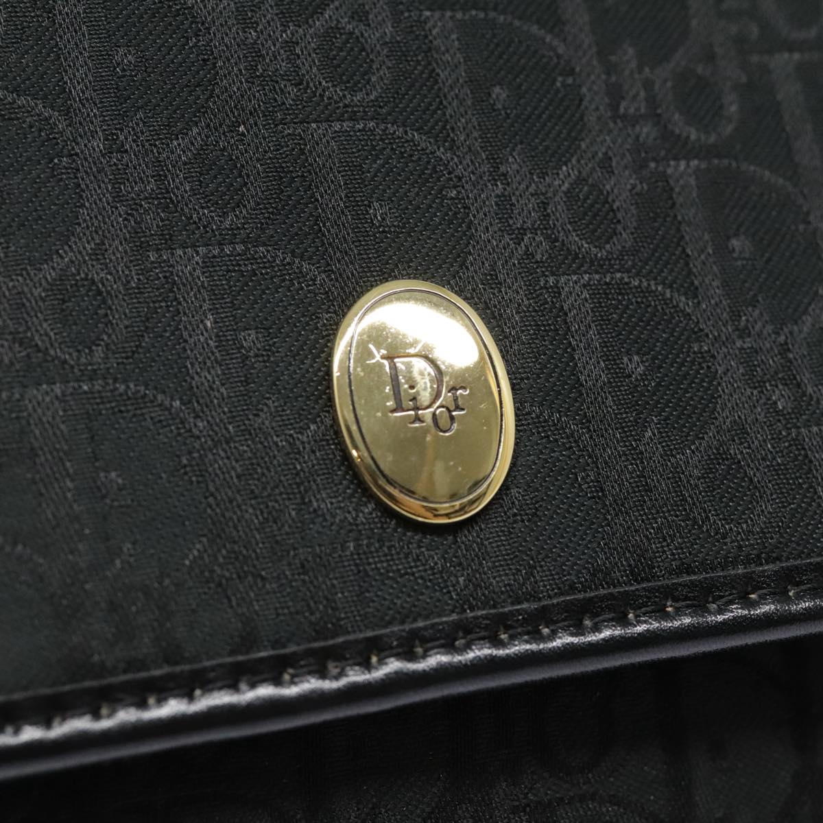 Christian Dior Trotter Canvas Chain Crossbody Bag