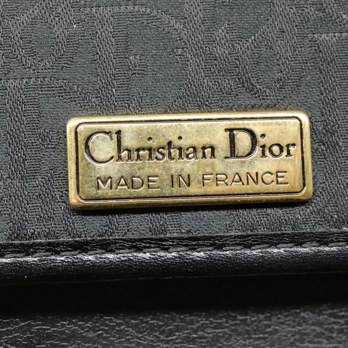 Christian Dior Trotter Canvas Chain Crossbody Bag