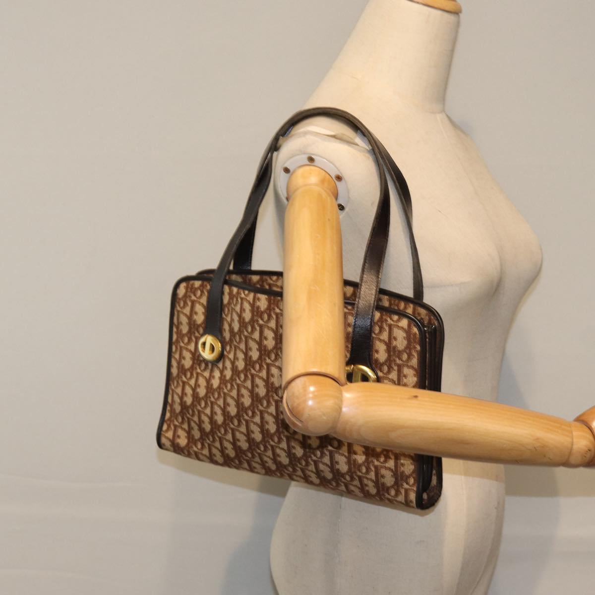 Christian Dior Trotter Canvas Hand Bag