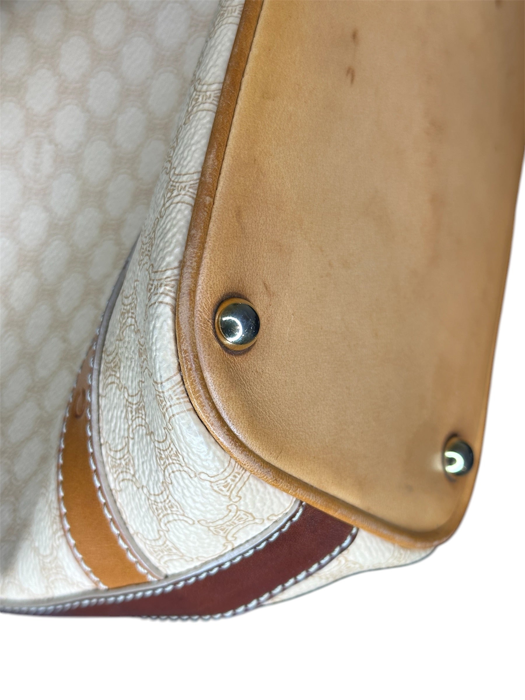 Celine Macadam Canvas Shoulder Bag