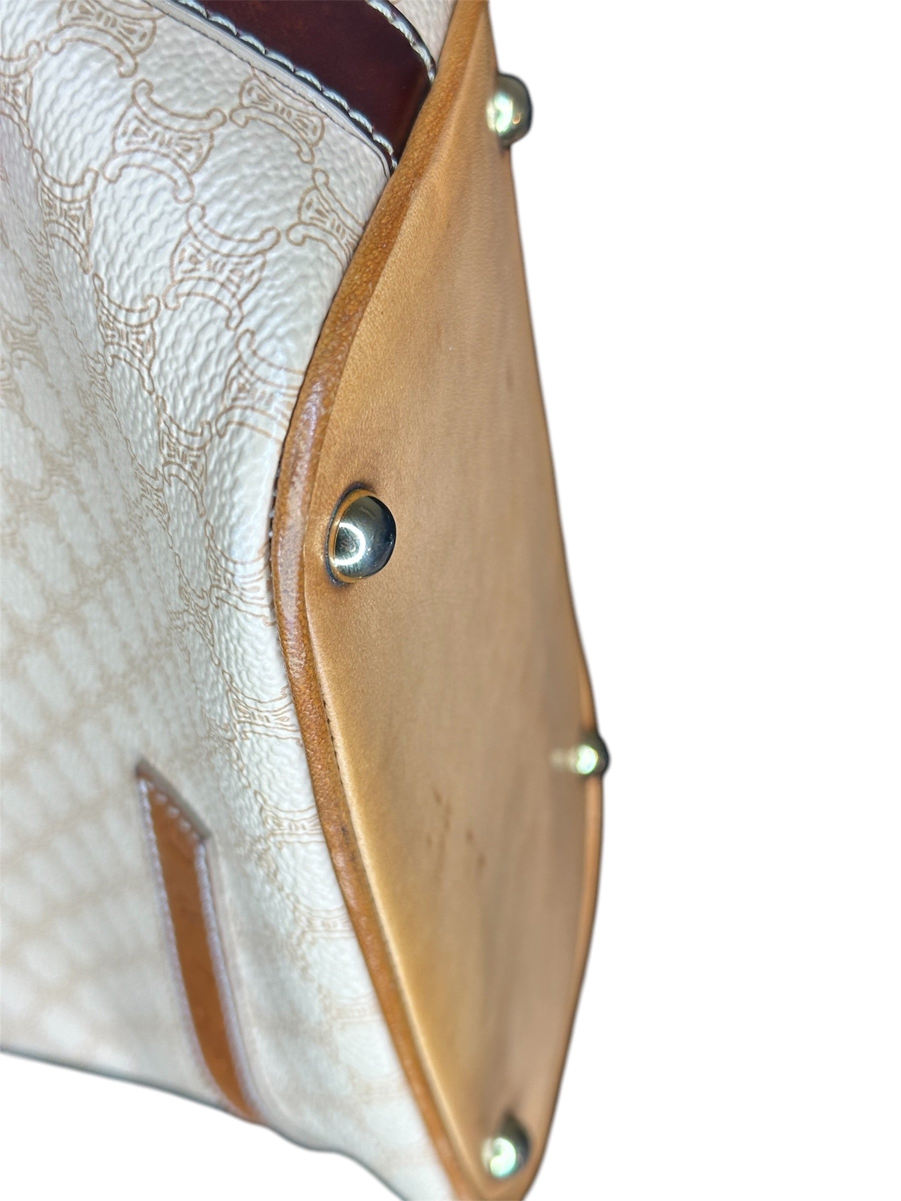 Celine Macadam Canvas Shoulder Bag