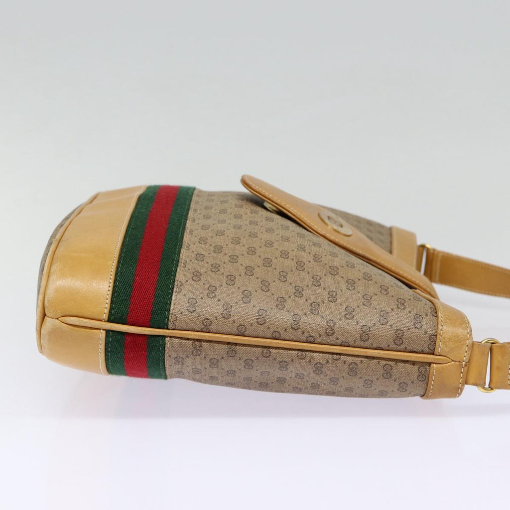 Gucci Micro GG Canvas Web Sherry Line Crossbody
